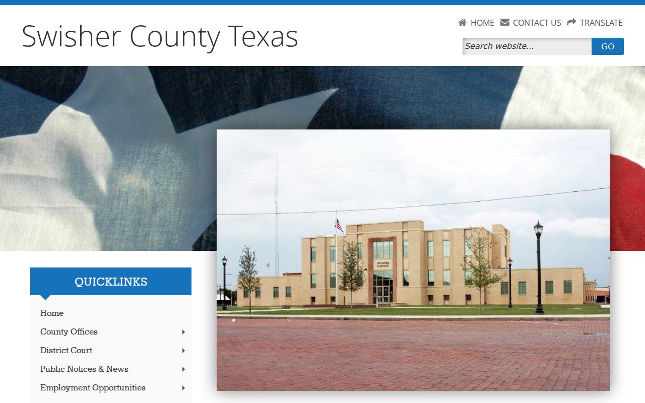 Official Swisher County government department directory